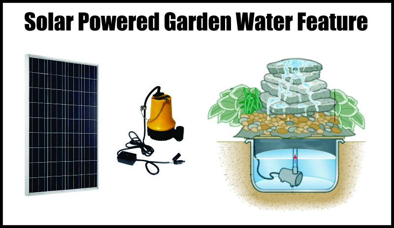 Adding A Solar Water Feature To Your Garden